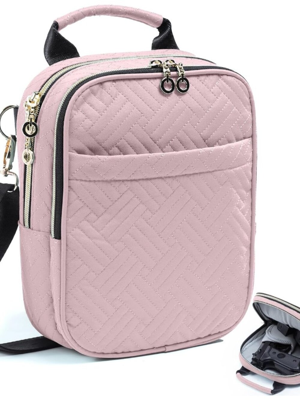Soft Pistol Case, Gun Bag for Women, CCW Pistol Bag, Crossbody Gun Bag, Conceale